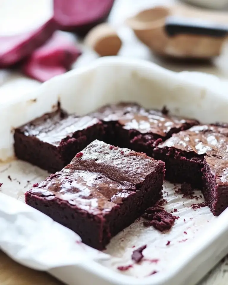 Homemade Fudgy Beetroot Brownies photo