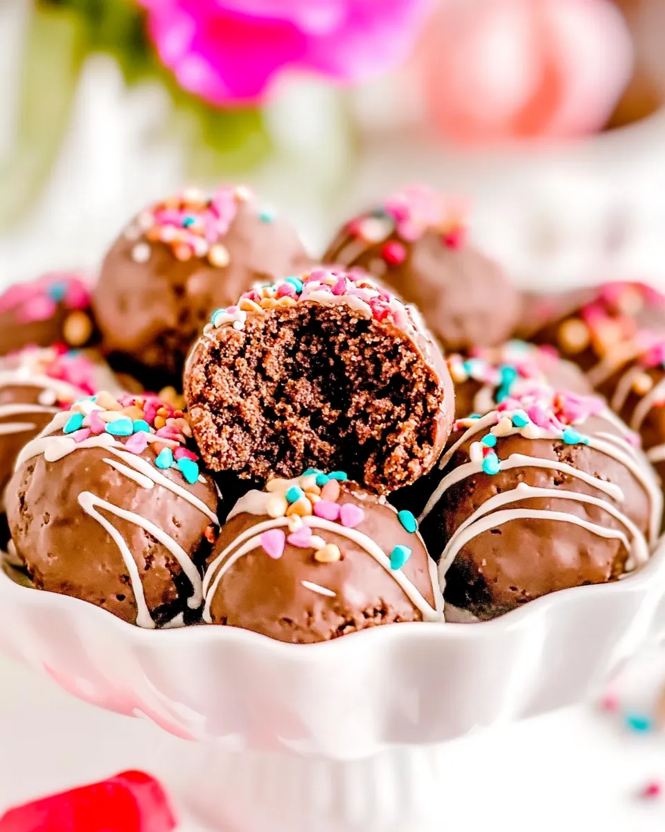 Easy Fudgy Brownie Balls recipe photo
