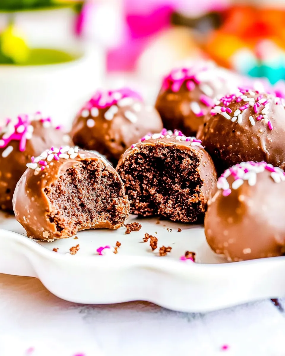 Delicious Fudgy Brownie Balls dish photo