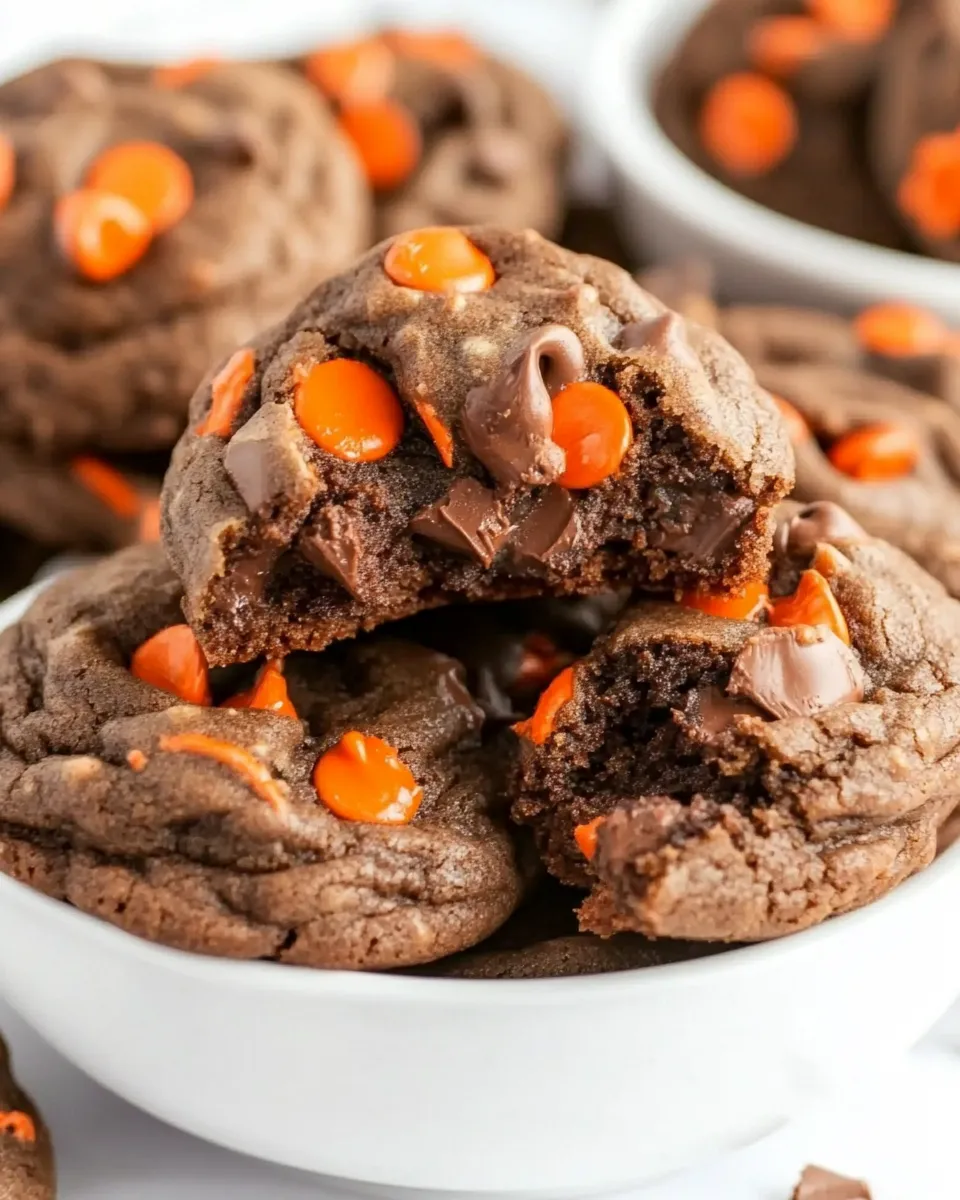 Quick Fudgy Chocolate Cake Mix Cookies (Hocus Pocus Cookies!) recipe photo