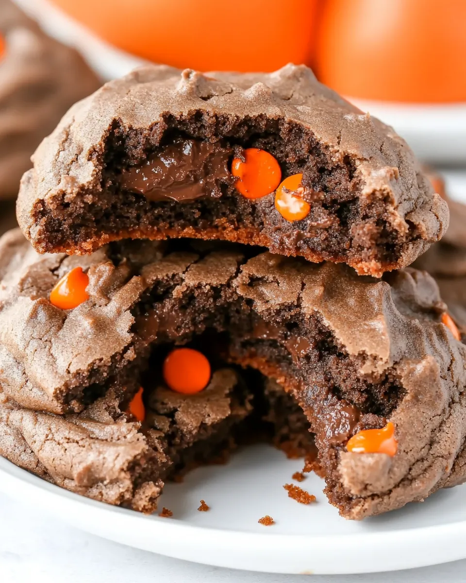 Best Fudgy Chocolate Cake Mix Cookies (Hocus Pocus Cookies!) dish photo