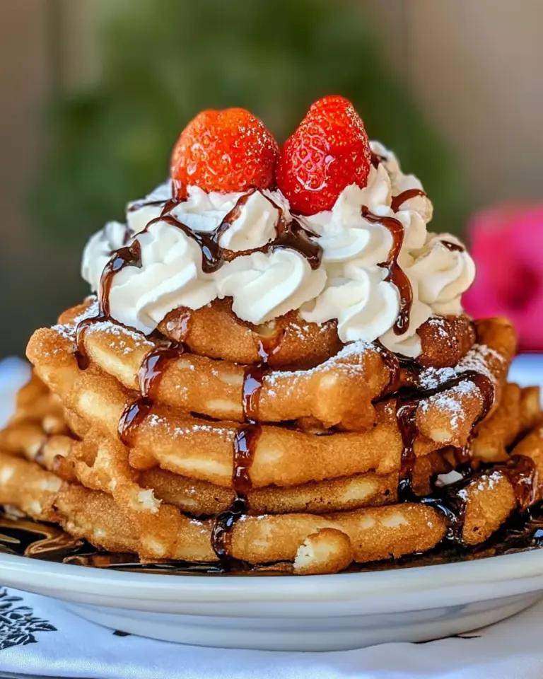 Homemade Funnel Cake Made With Pancake Mix photo