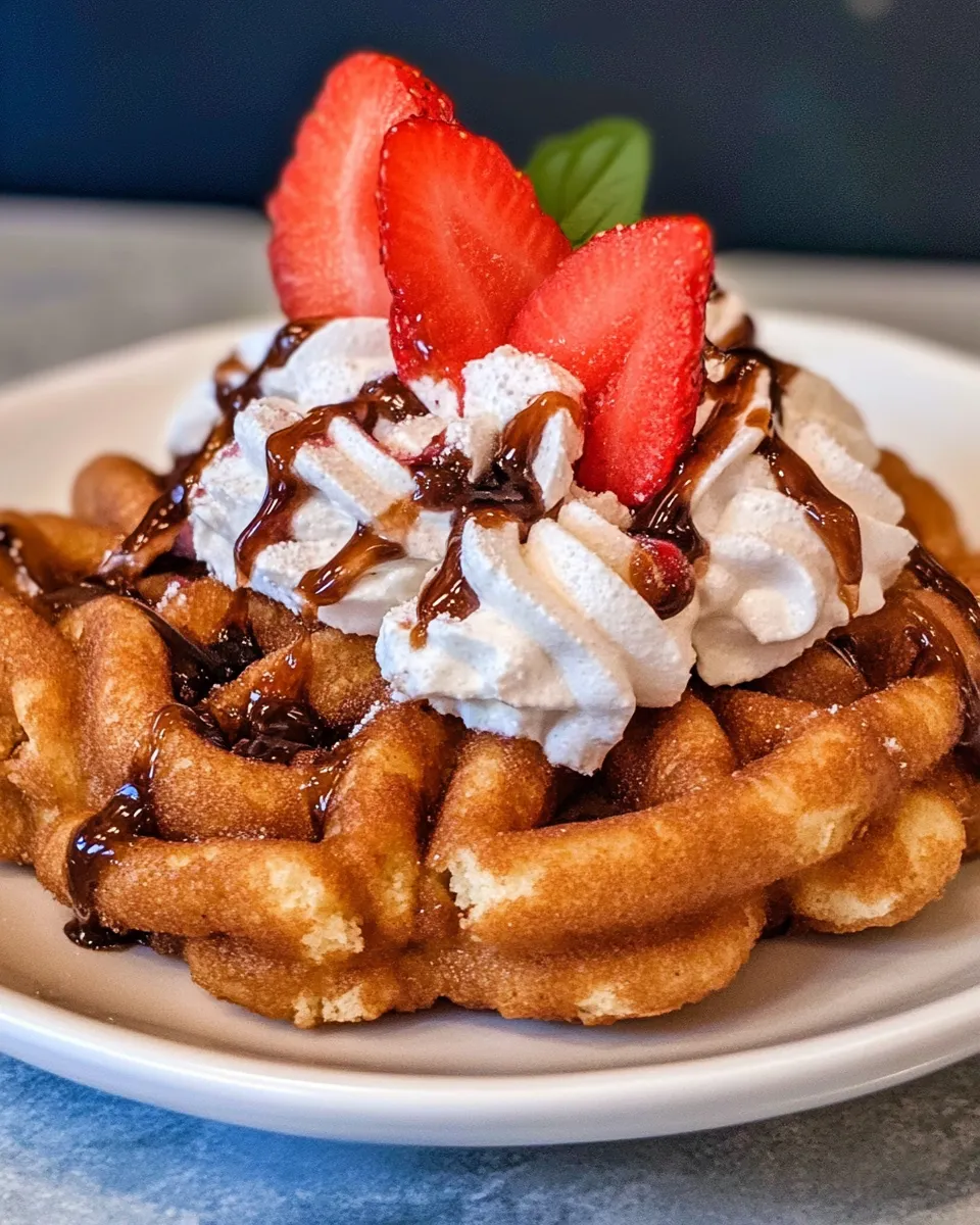 Classic Funnel Cake Made With Pancake Mix image