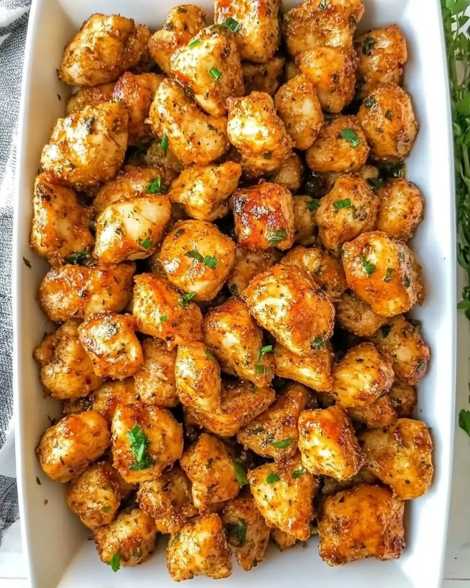 Classic Garlic Butter Chicken Bites image