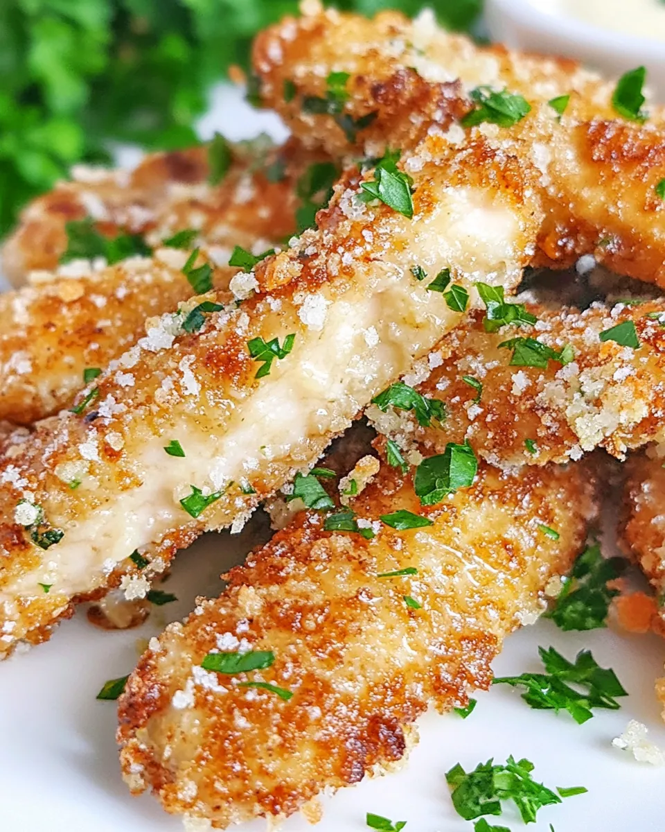 Classic Garlic Parmesan Chicken Tenders image