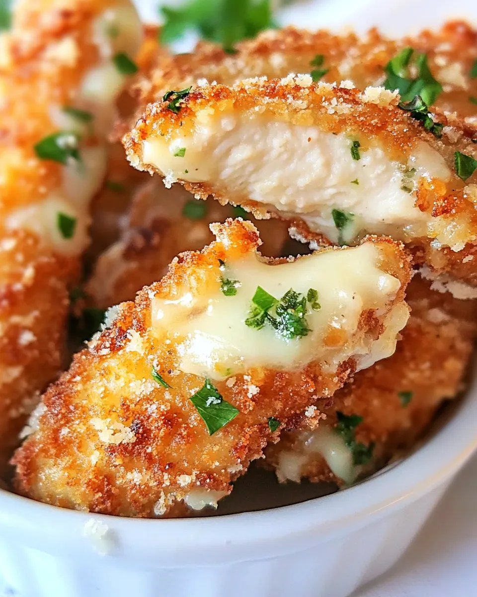 Easy Garlic Parmesan Chicken Tenders recipe photo