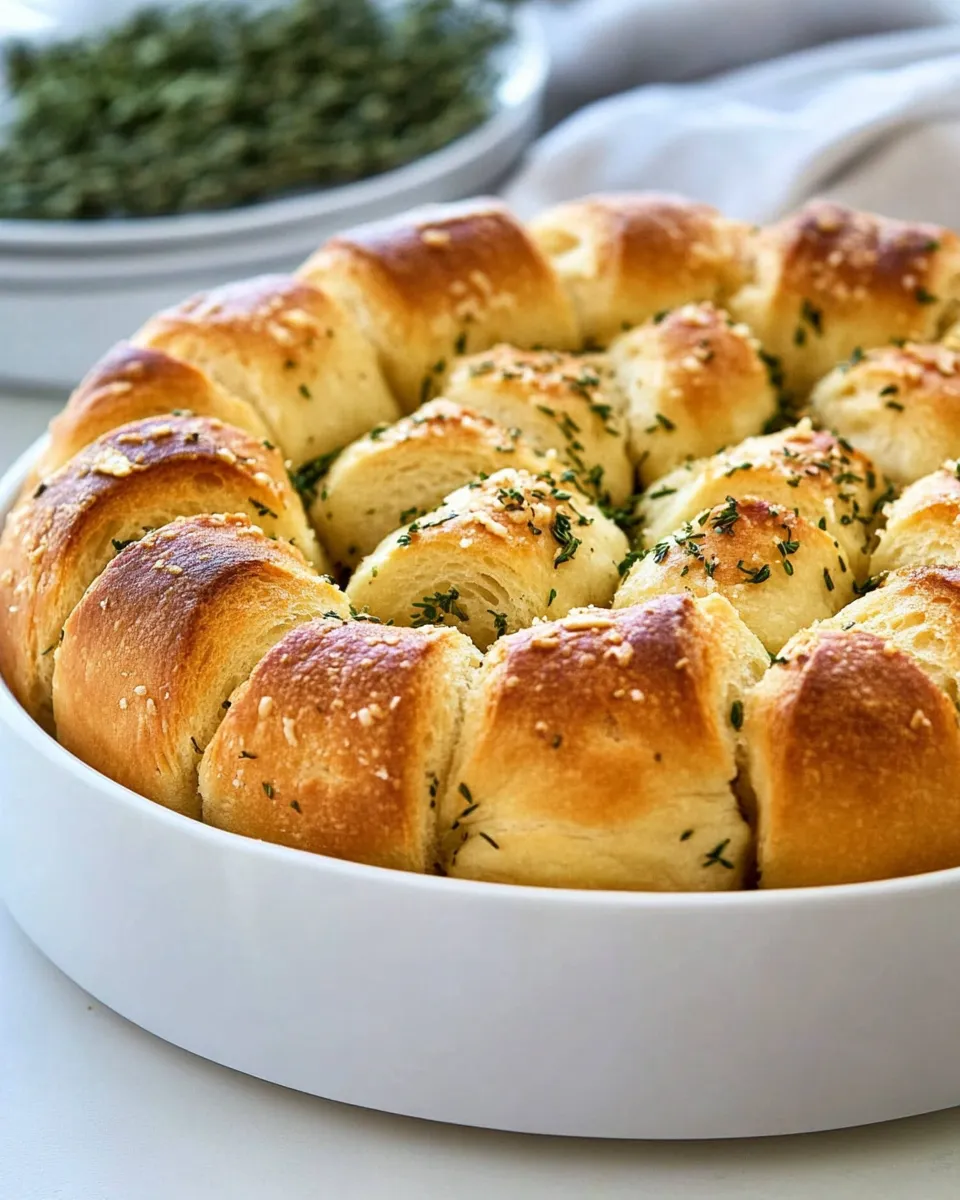 Classic Garlic Parmesan Pull-Apart Bread image