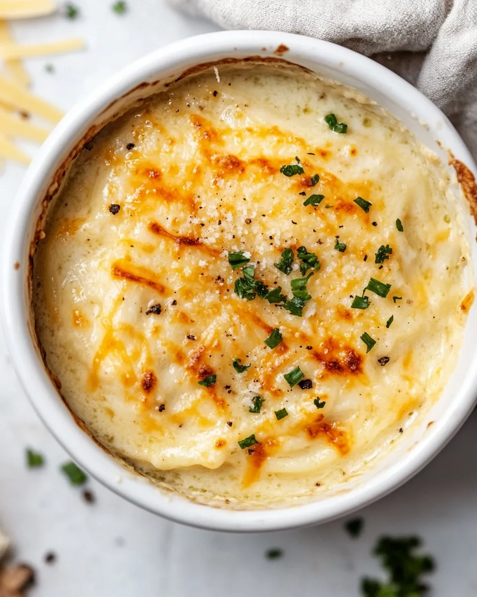 Delicious Garlic Parmesan Sauce shot