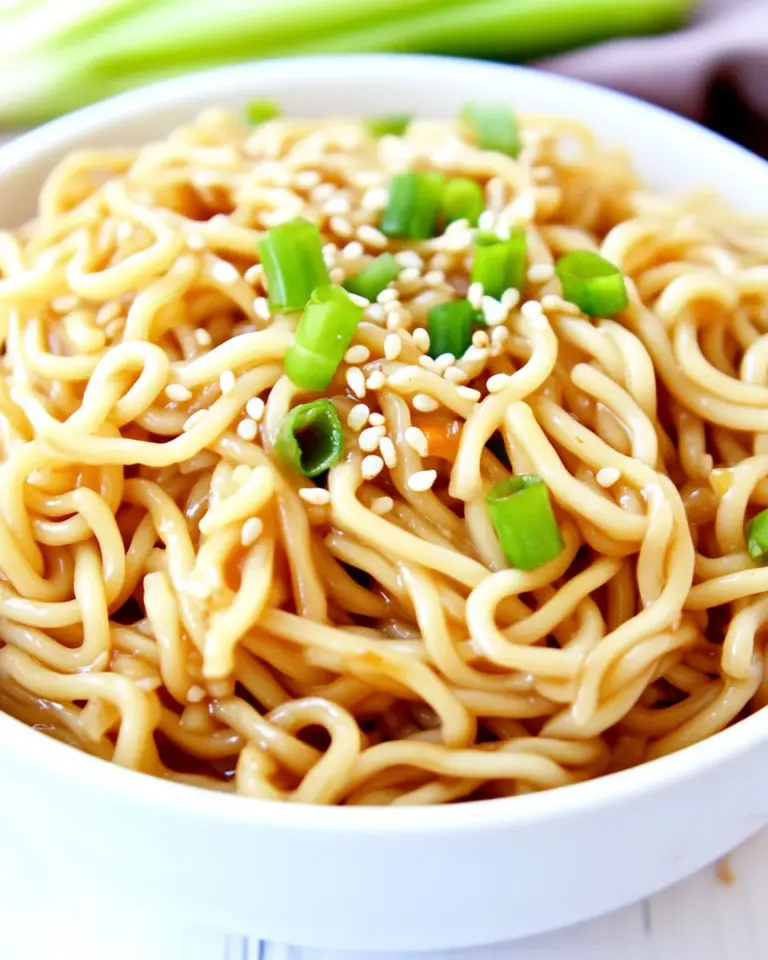 Easy Garlic Sesame Noodles recipe photo