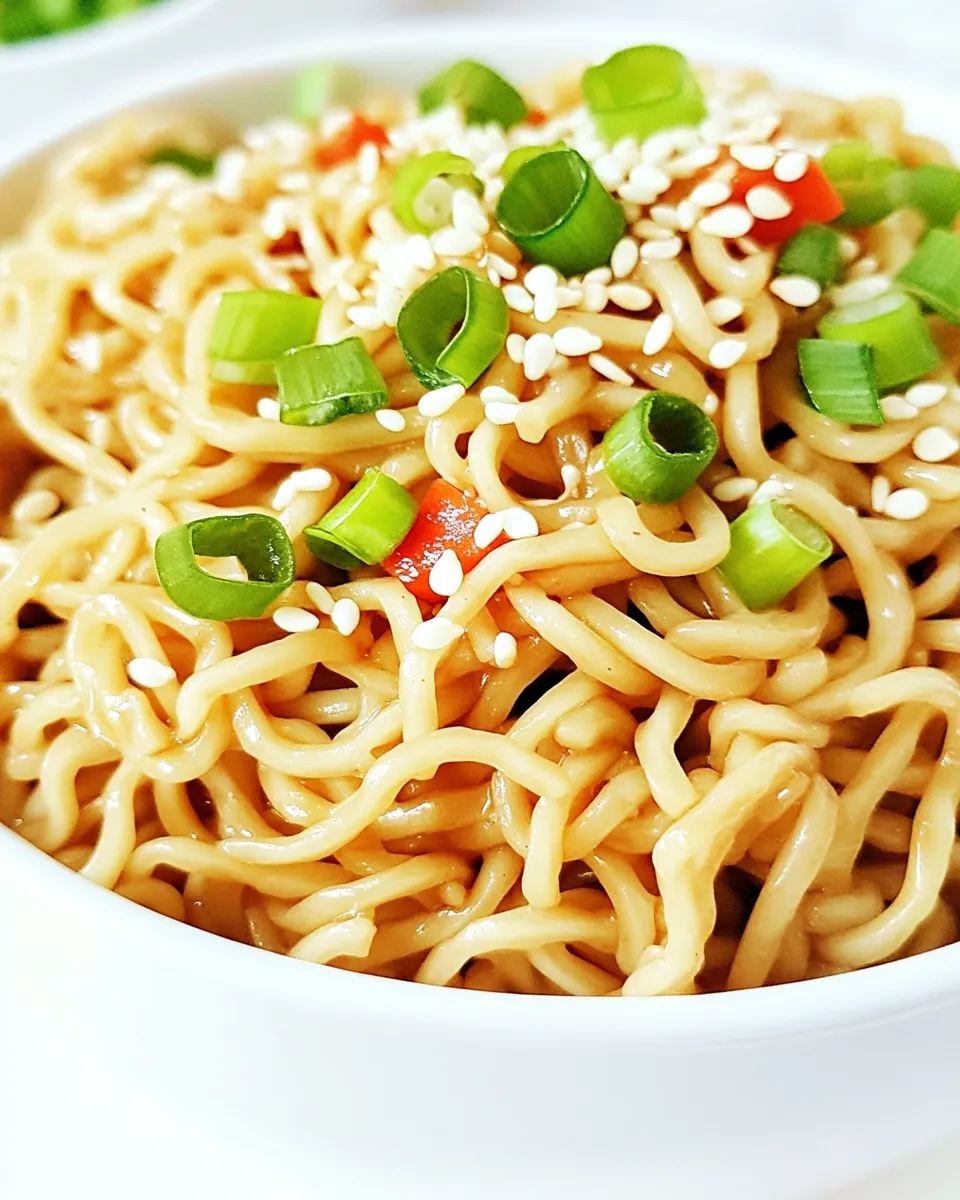 Delicious Garlic Sesame Noodles dish photo