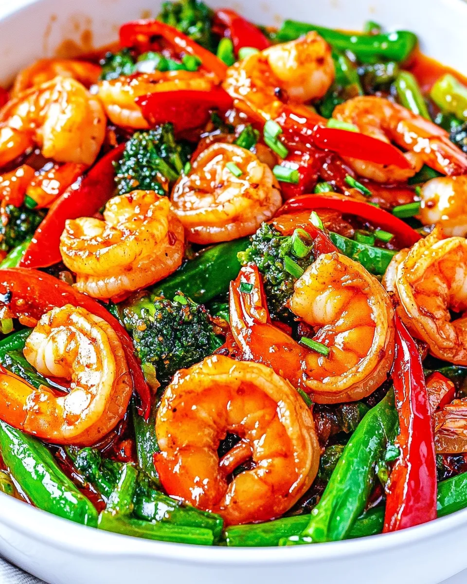 Classic Garlic Shrimp Stir-Fry image