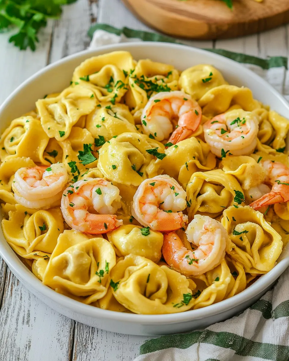 Classic Garlic Shrimp Tortellini image