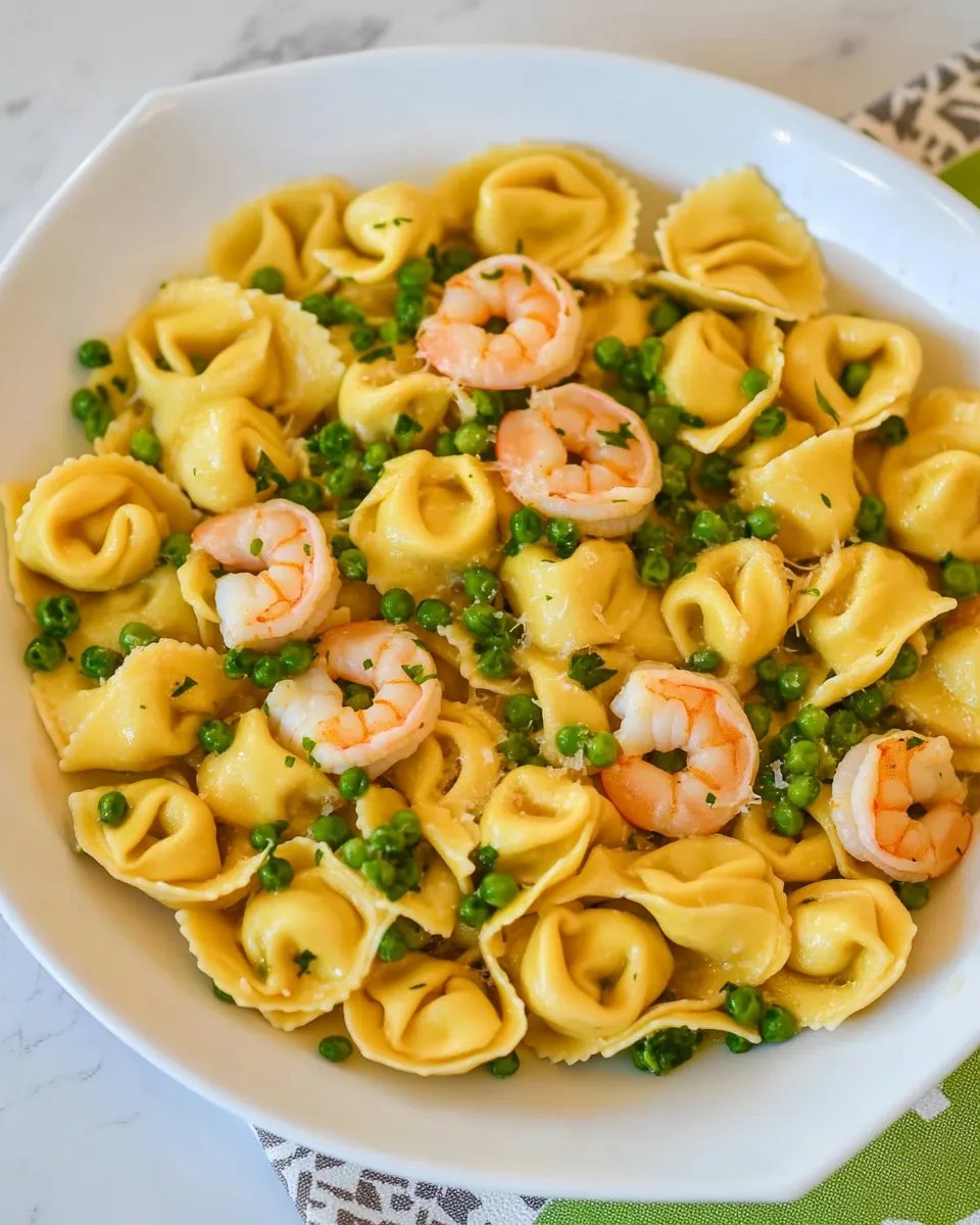 Easy Garlic Shrimp Tortellini recipe photo