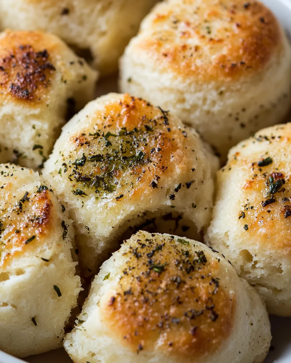 Easy Garlic and Herb Pull Apart Biscuits recipe photo