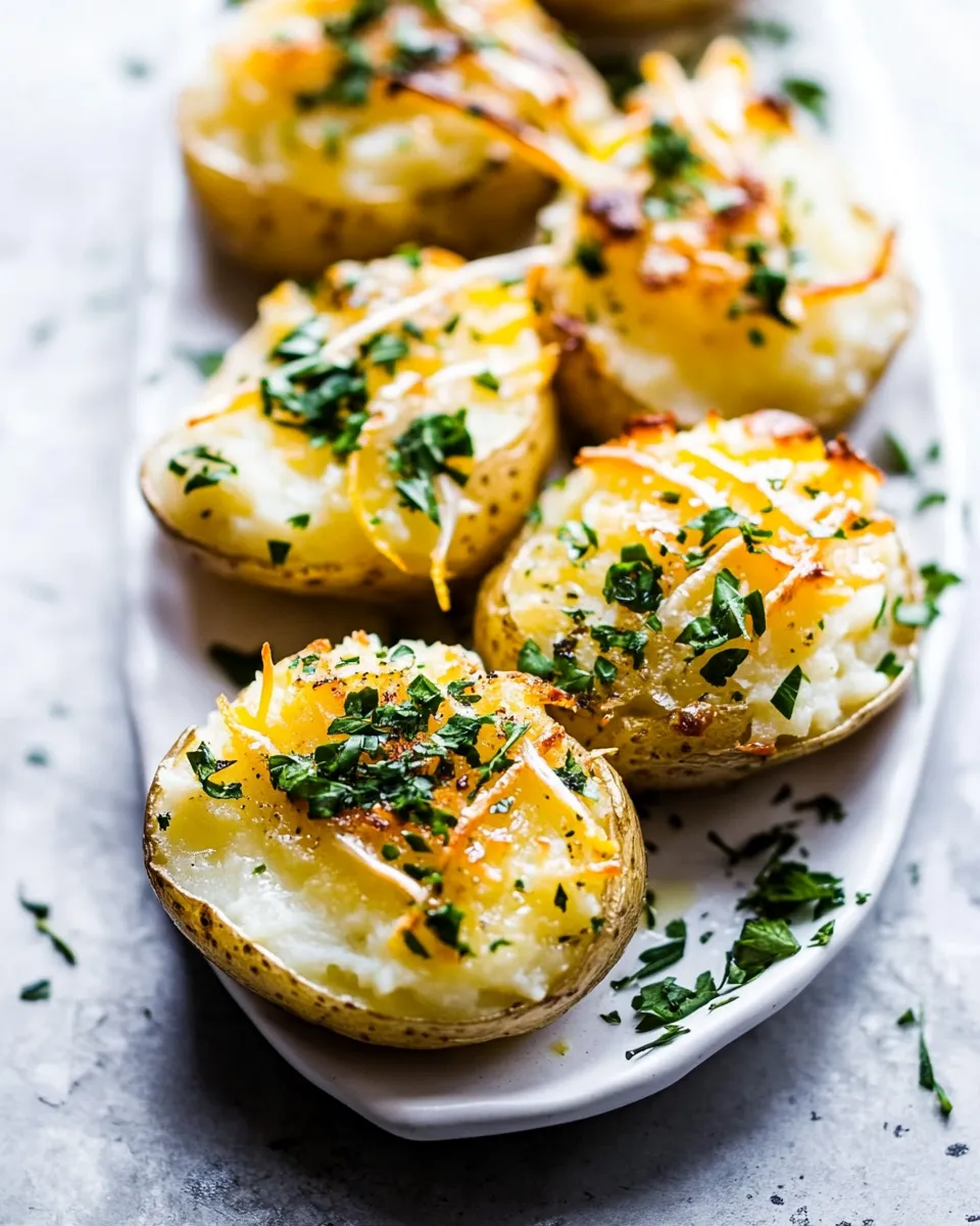 Delicious Garlic and Lemon Smashed Potatoes recipe image