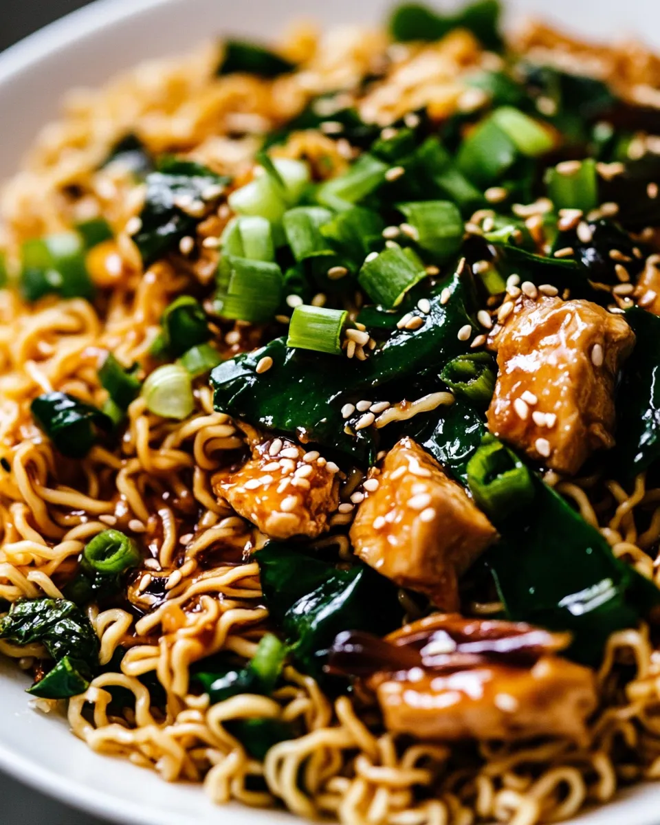 Easy General Tso Ramen recipe photo