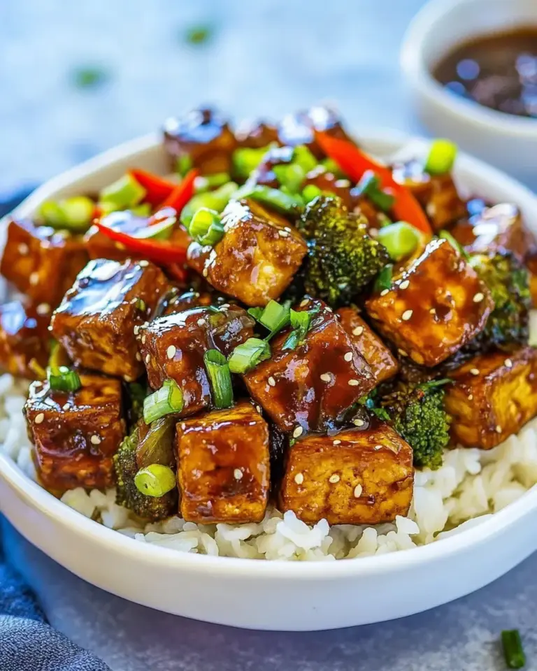 Homemade General Tso Tofu photo