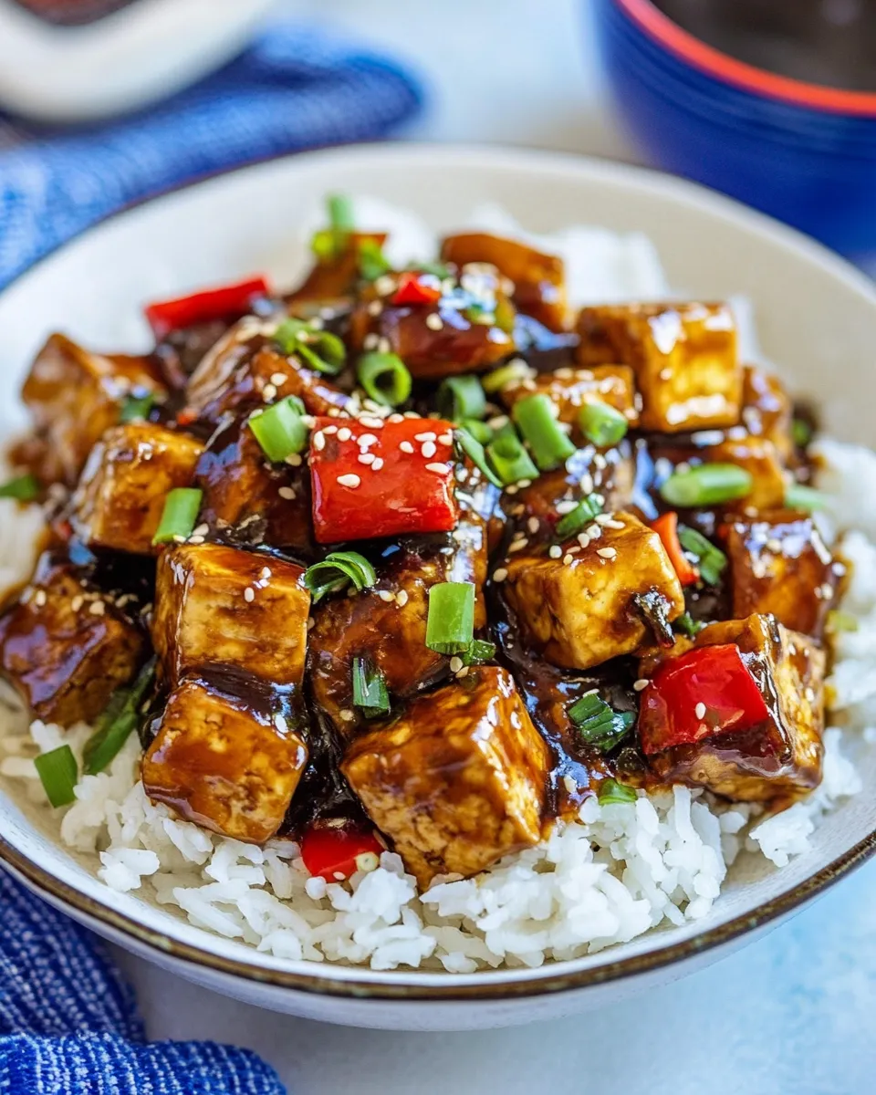 Classic General Tso Tofu image