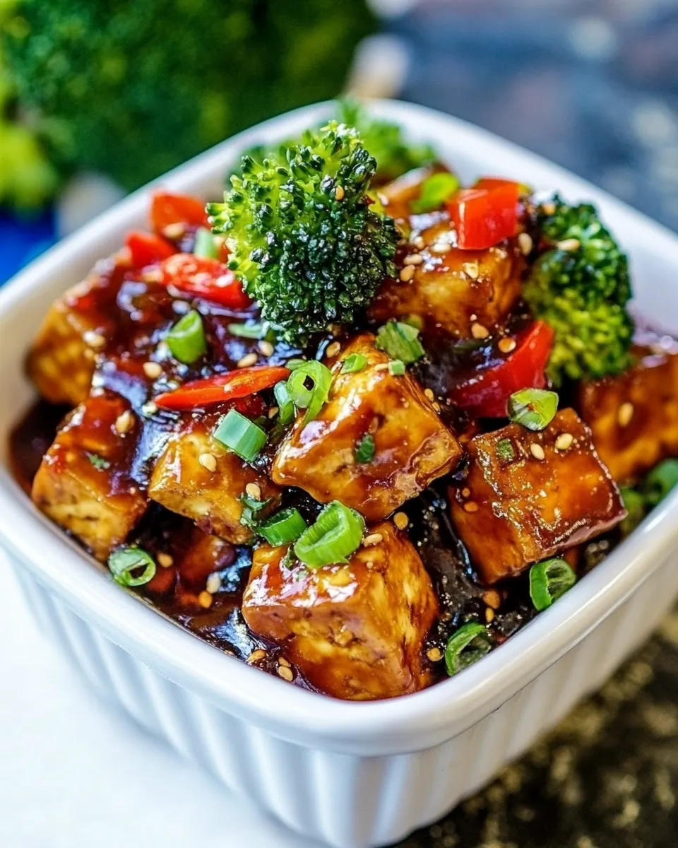 Easy General Tso Tofu recipe photo