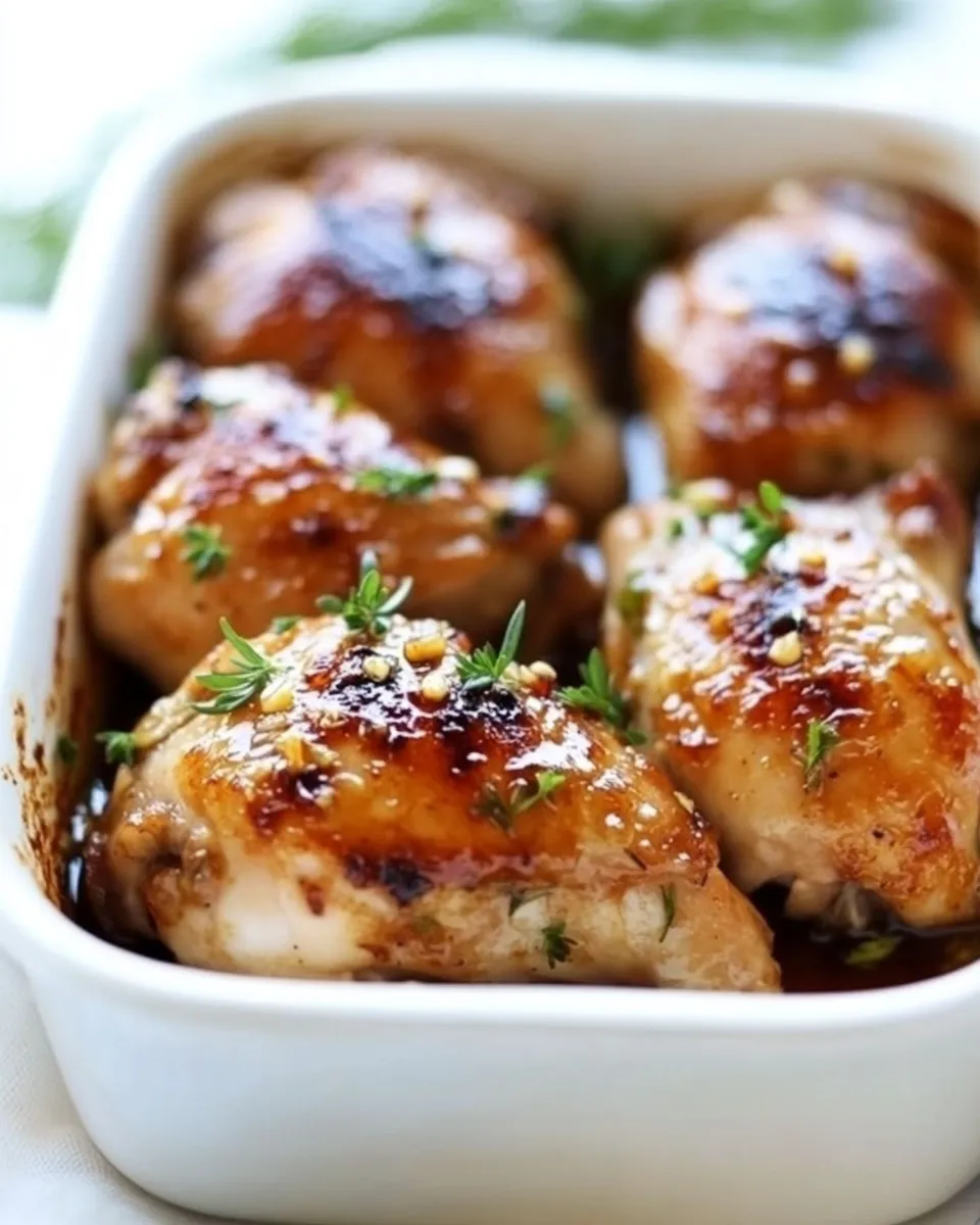 Easy Ginger Garlic Baked Chicken recipe photo