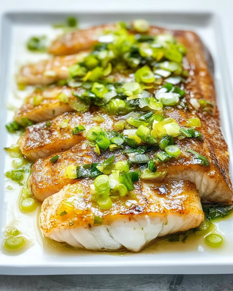Easy Ginger Scallion Fish recipe photo