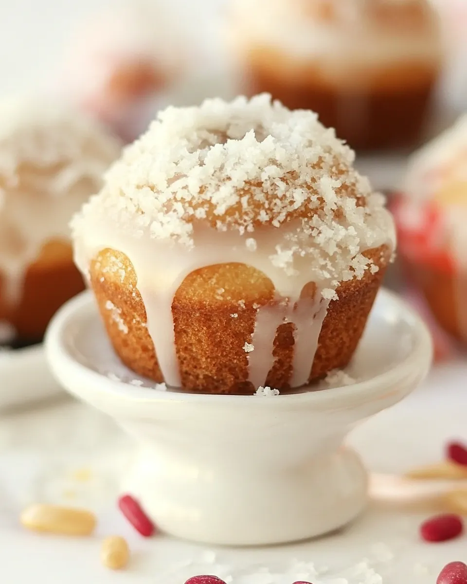 Classic Glazed Vanilla Donut Muffins image