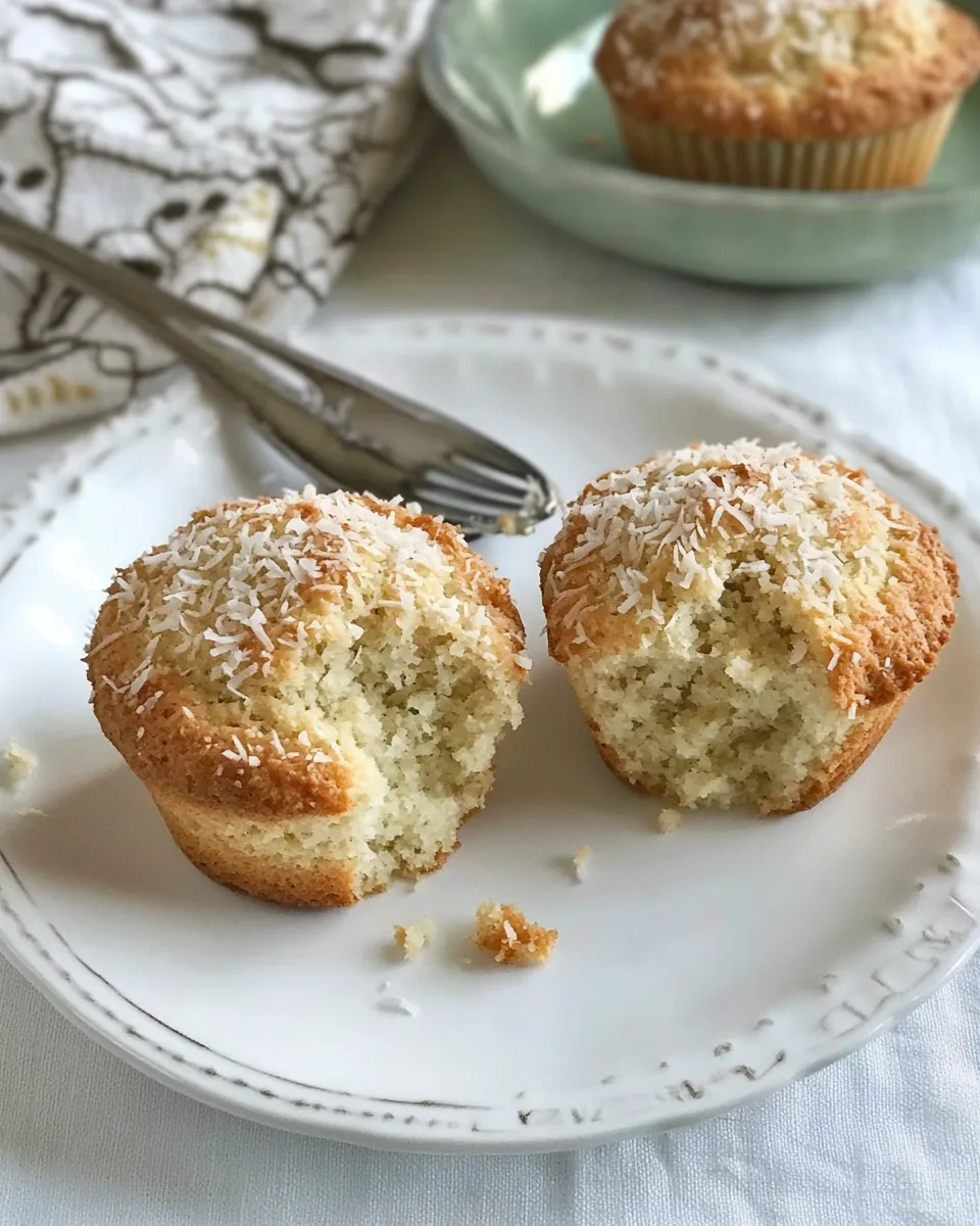 Easy Gluten-Free Coconut Muffins image