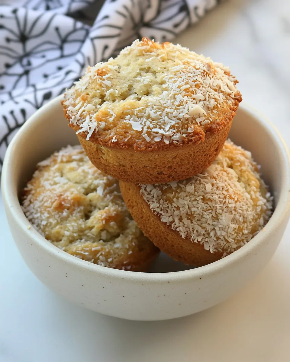 Quick Gluten-Free Coconut Muffins shot