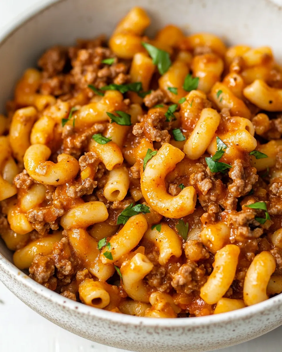Easy Gluten-Free Dairy-Free Hamburger Helper recipe photo