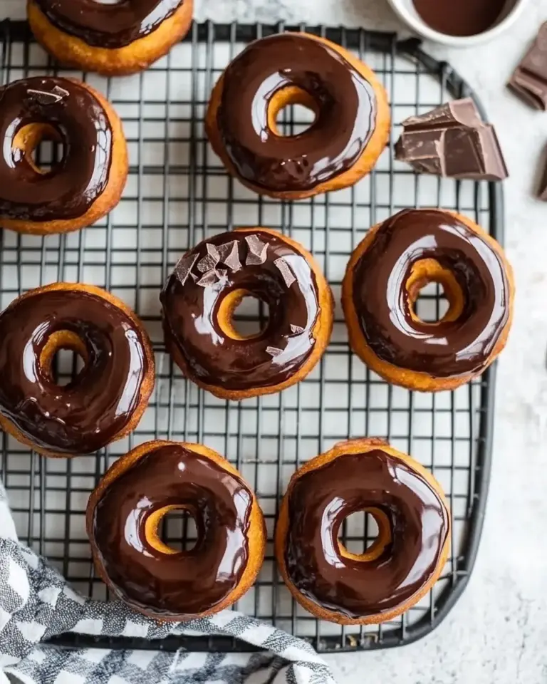 Homemade Gluten-Free Donuts With Chocolate Ganache photo