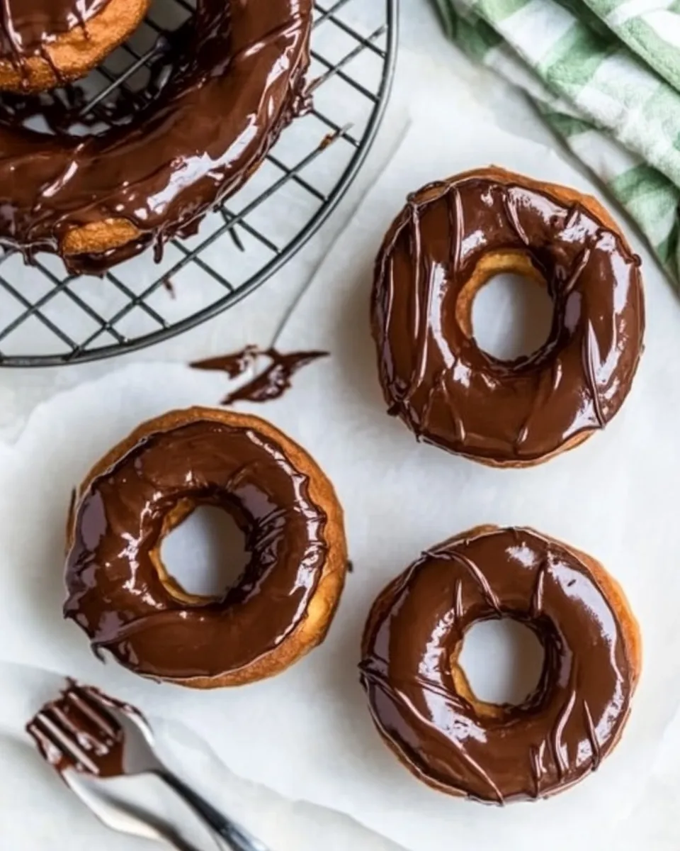 Delicious Gluten-Free Donuts With Chocolate Ganache image