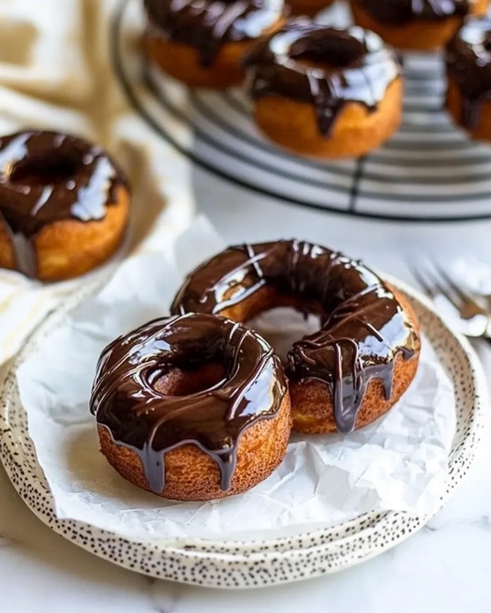 Easy Gluten-Free Donuts With Chocolate Ganache recipe photo