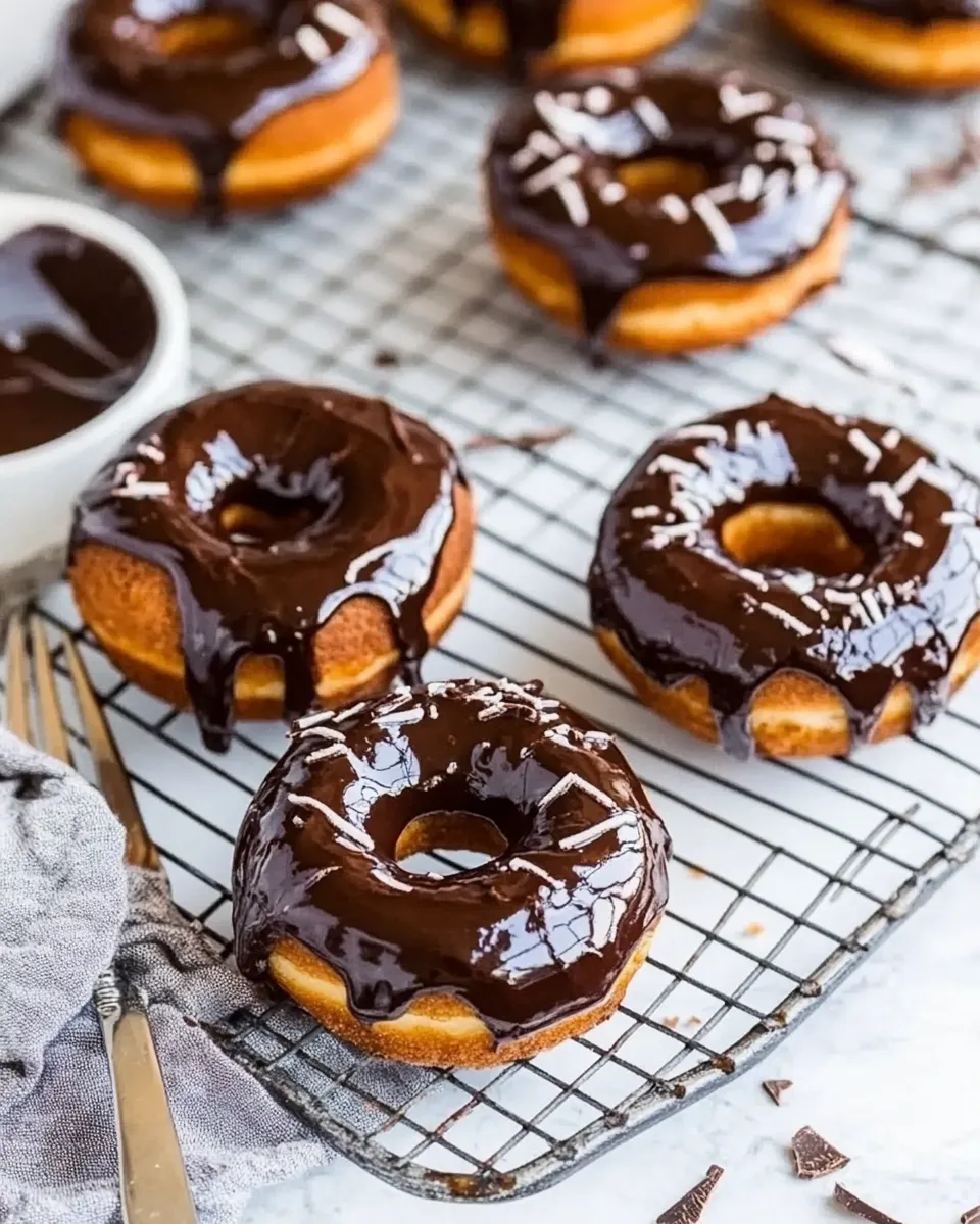 Best Gluten-Free Donuts With Chocolate Ganache shot