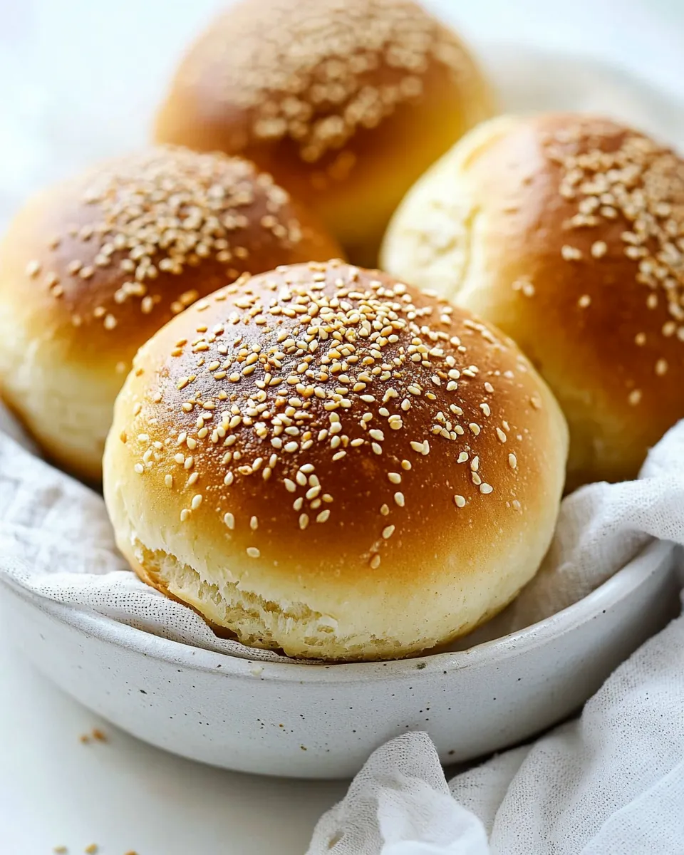 Delicious Gluten-Free Hamburger Buns shot