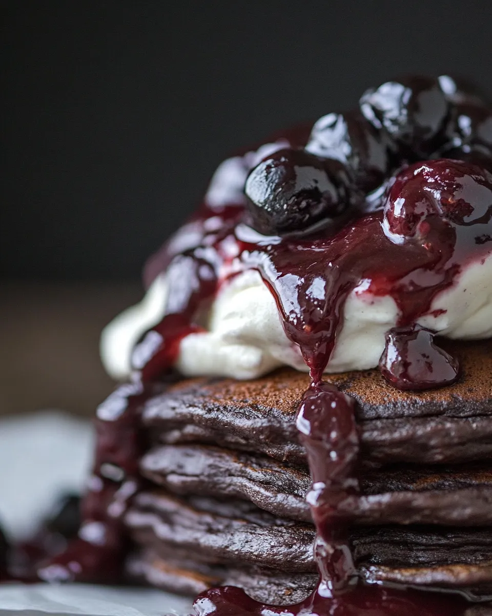 Classic Gluten Free Black Forest Pancakes image