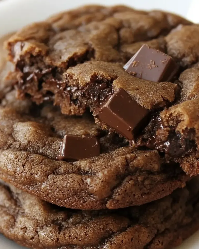 Homemade Gluten Free Double Chocolate Chunk Cookies photo