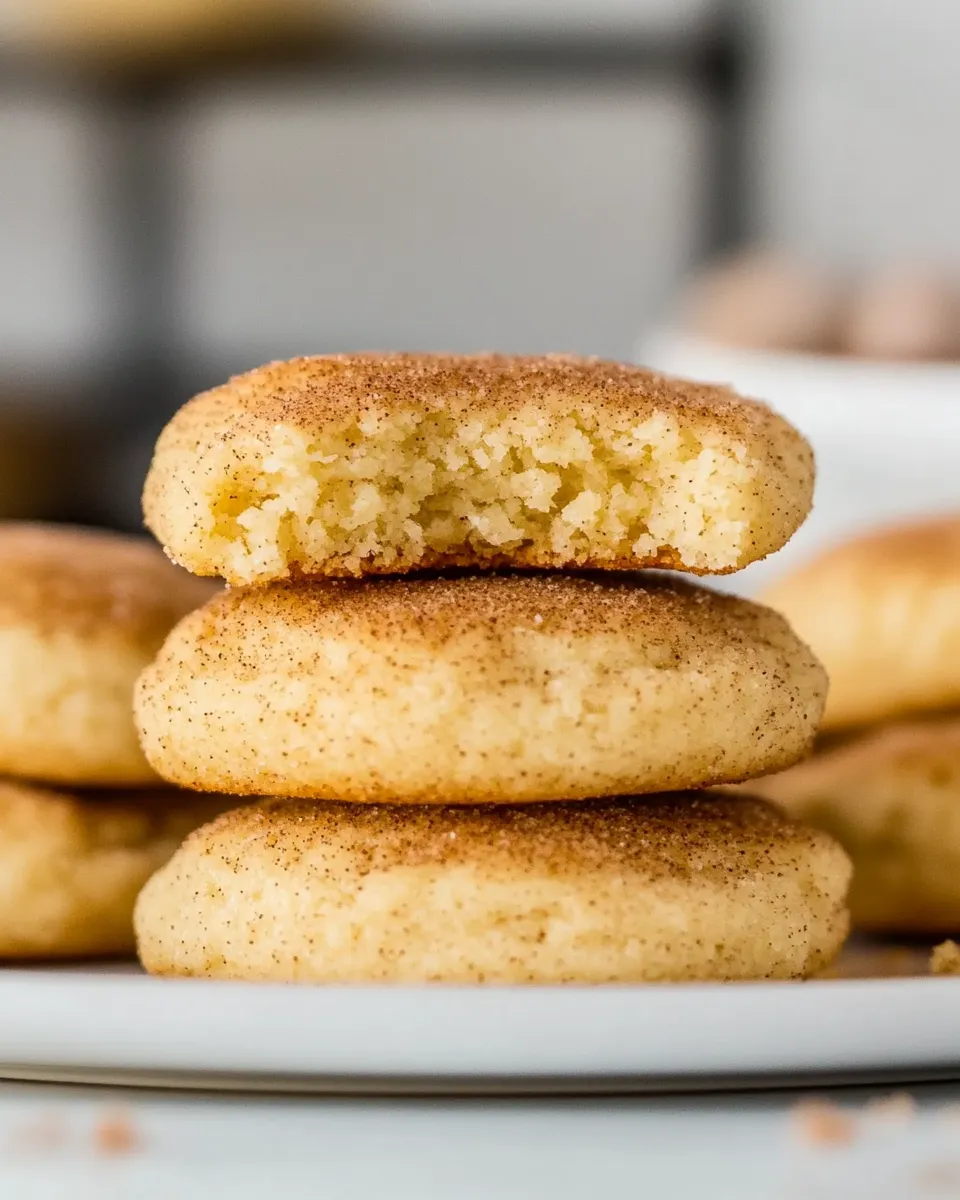 Easy Gluten Free Snickerdoodles food shot