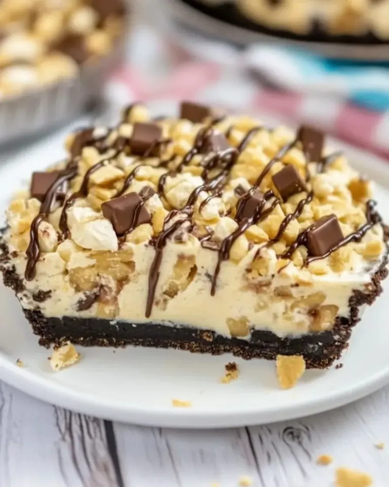Homemade Gluten Free Snickers Pie photo