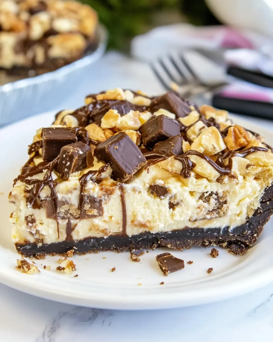 Classic Gluten Free Snickers Pie image