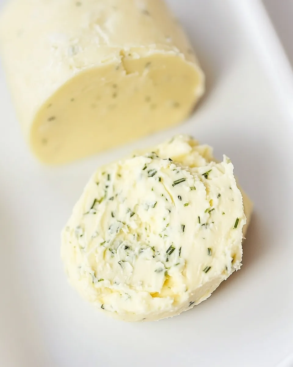 Easy Goats Cheese and Chive Butter recipe photo