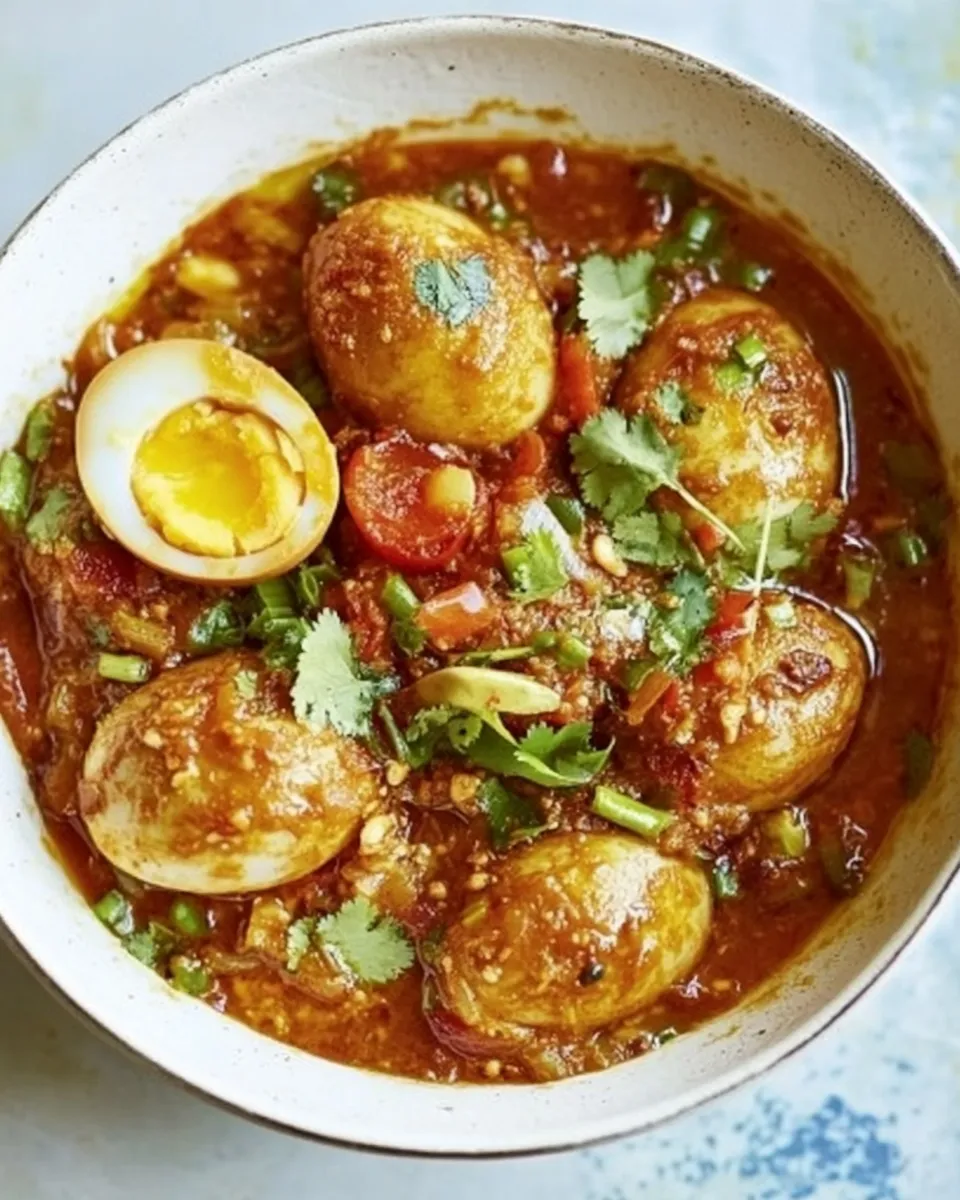 Easy Golden Egg Curry recipe photo