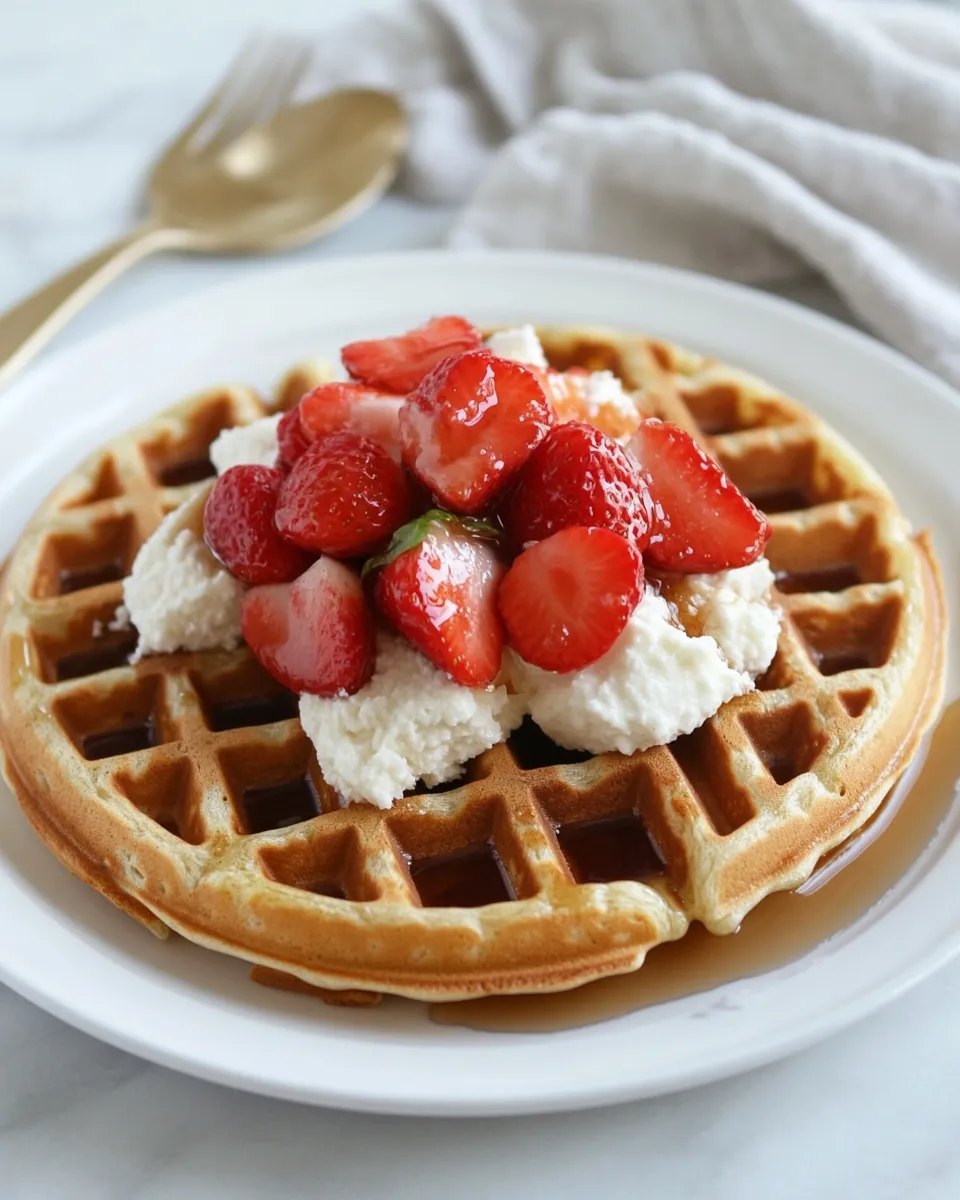 Delicious Grain-Free Almond Flour Paleo Waffles image