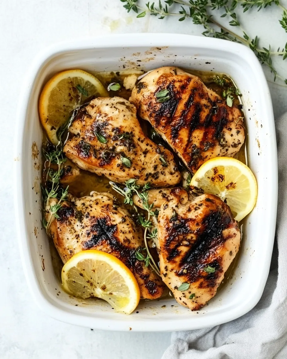 Easy Greek Chicken Marinade Recipe shot