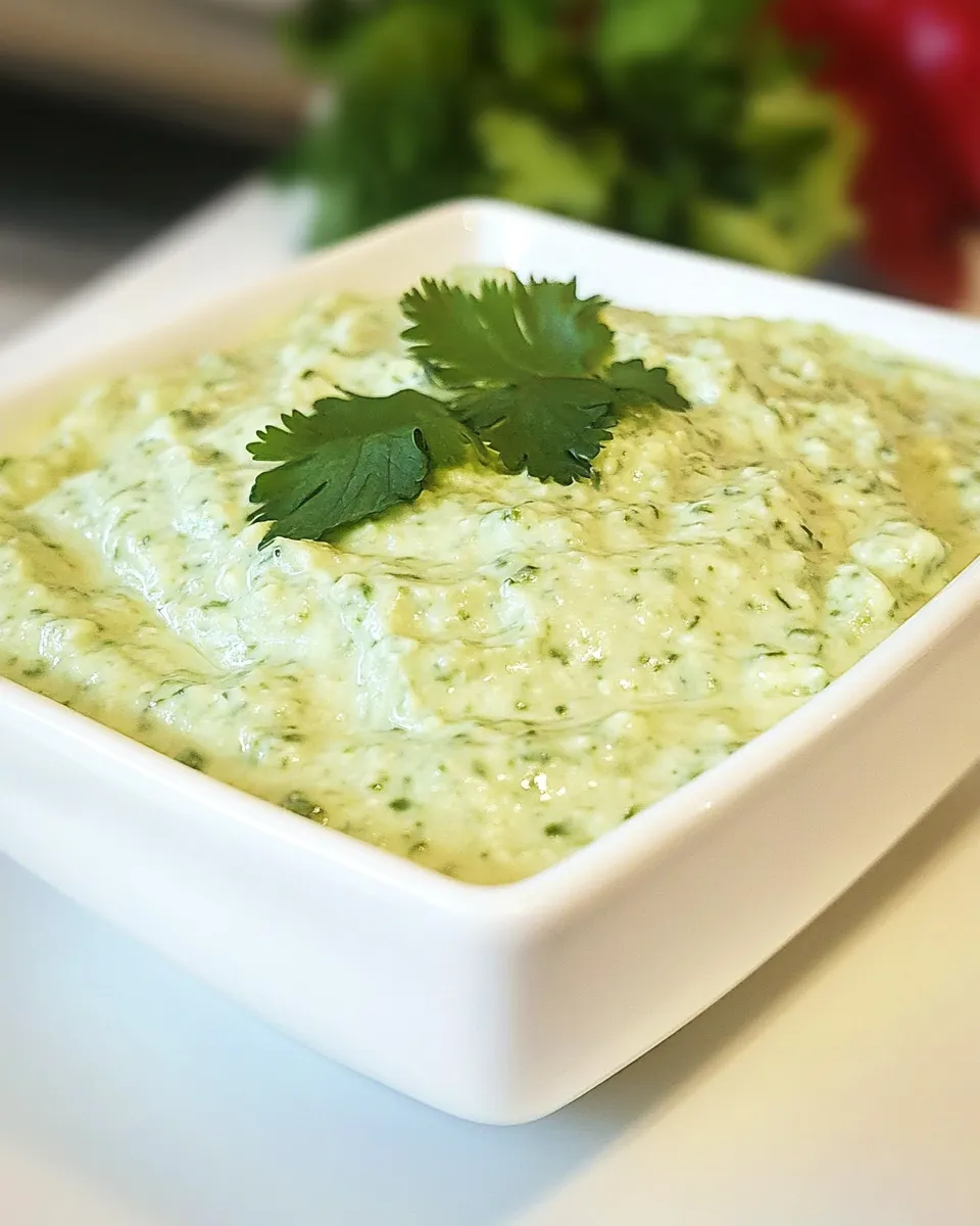 Easy Green Dip recipe photo