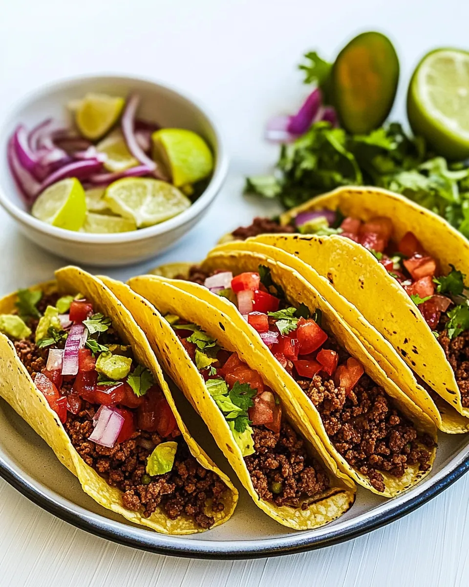 Homemade Ground Beef Tacos photo