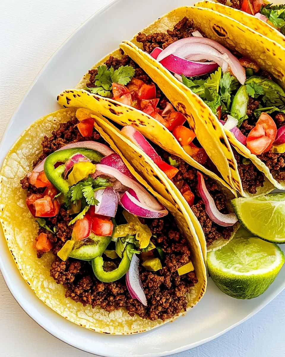 Easy Ground Beef Tacos recipe photo