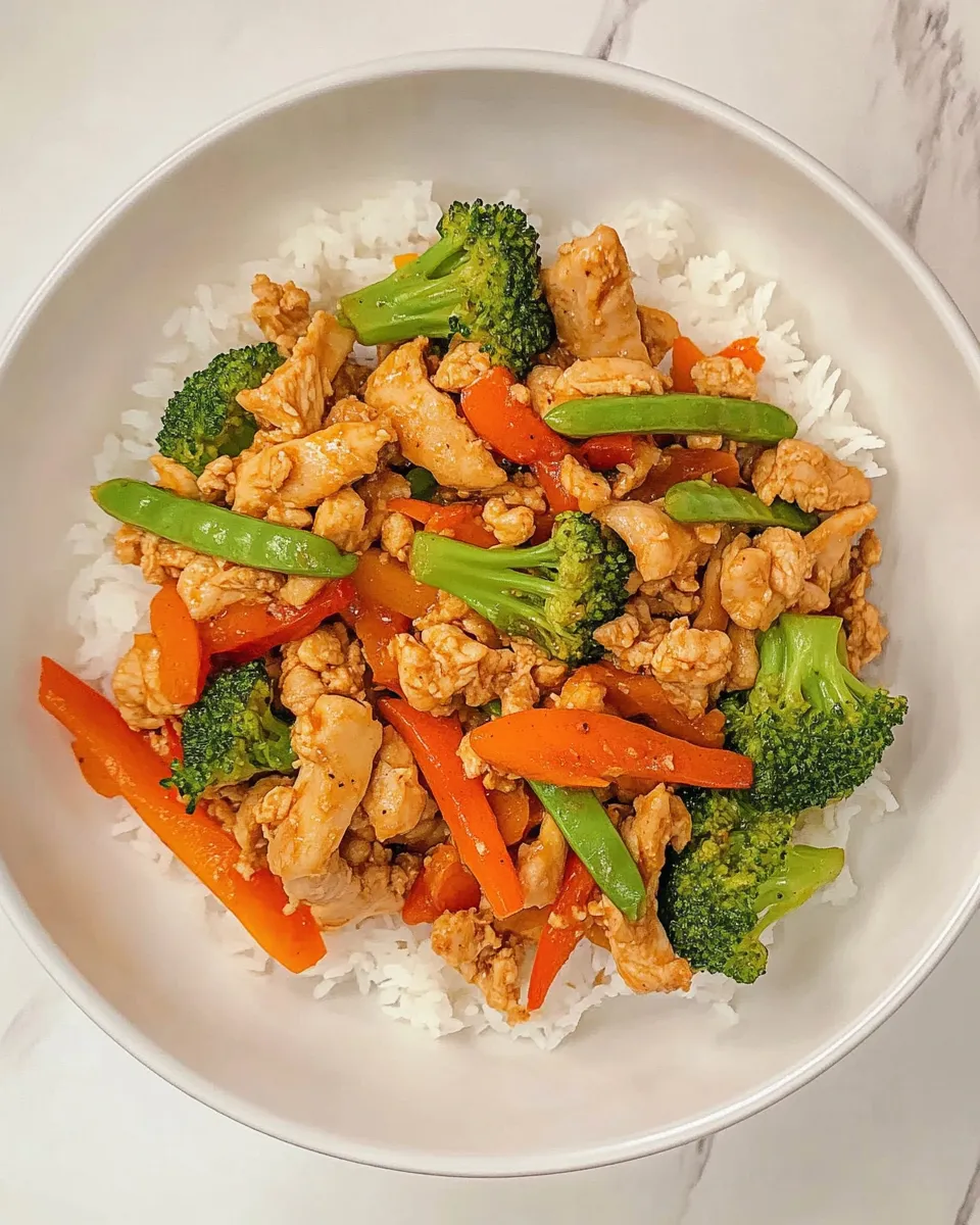 Easy Ground Chicken Stir-Fry photo