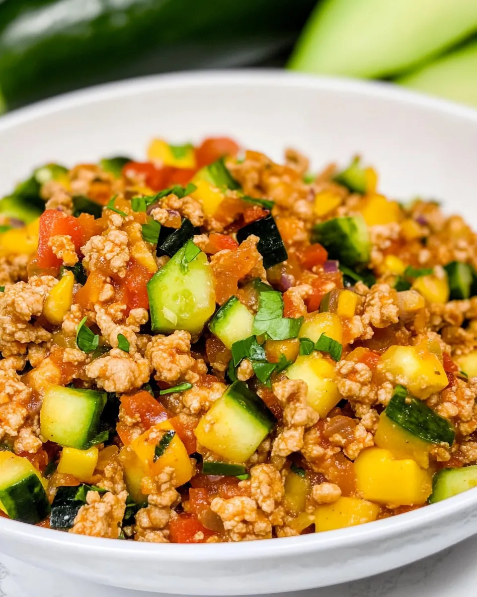 Quick Ground Turkey Skillet dish photo