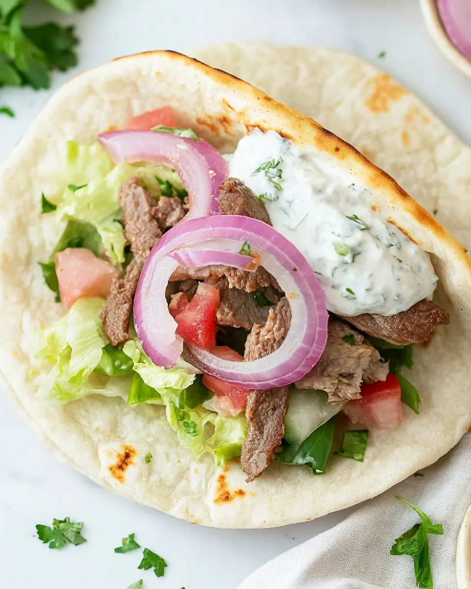 Easy Gyro Recipe shot