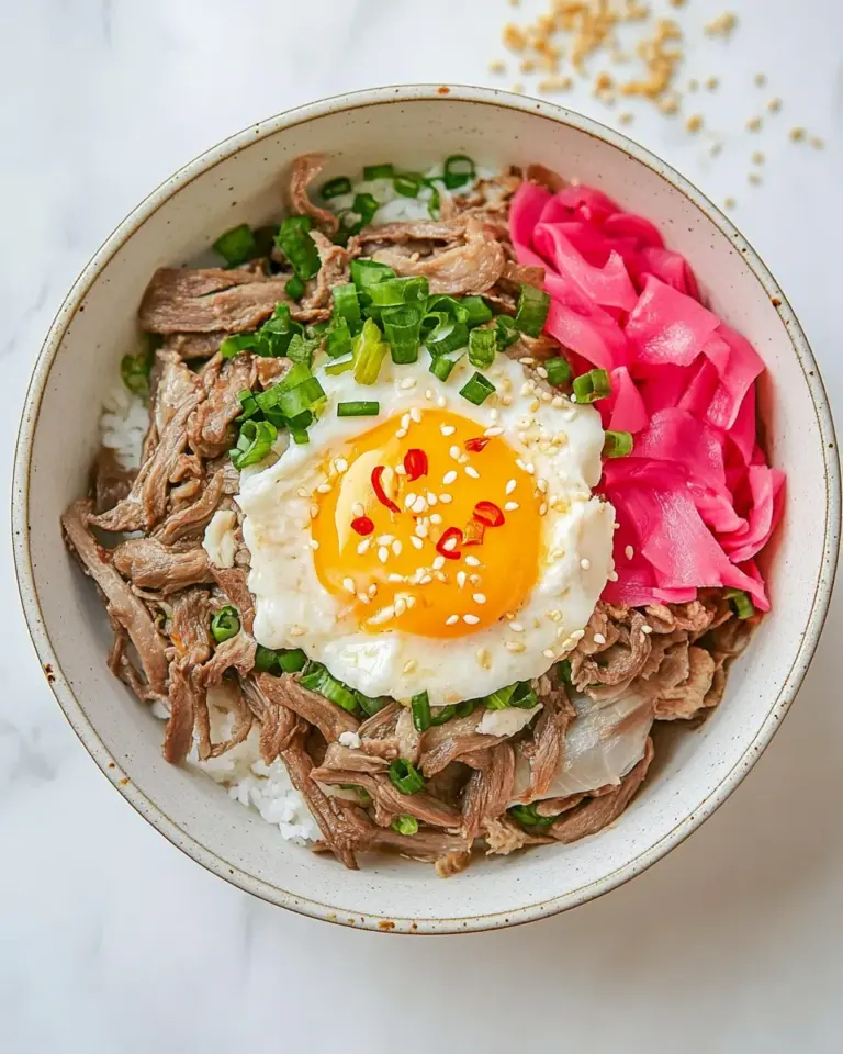 Homemade Gyudon Recipe photo